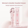 Double Head USB Rechargeable Hair Removal Shaver